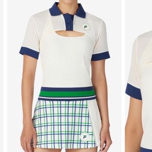 FILA Brandon Maxwell 2-Piece Polo Tank NWT